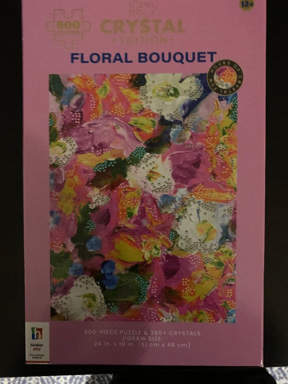 Floral Bouquet Puzzle (500 piece) & Crystals